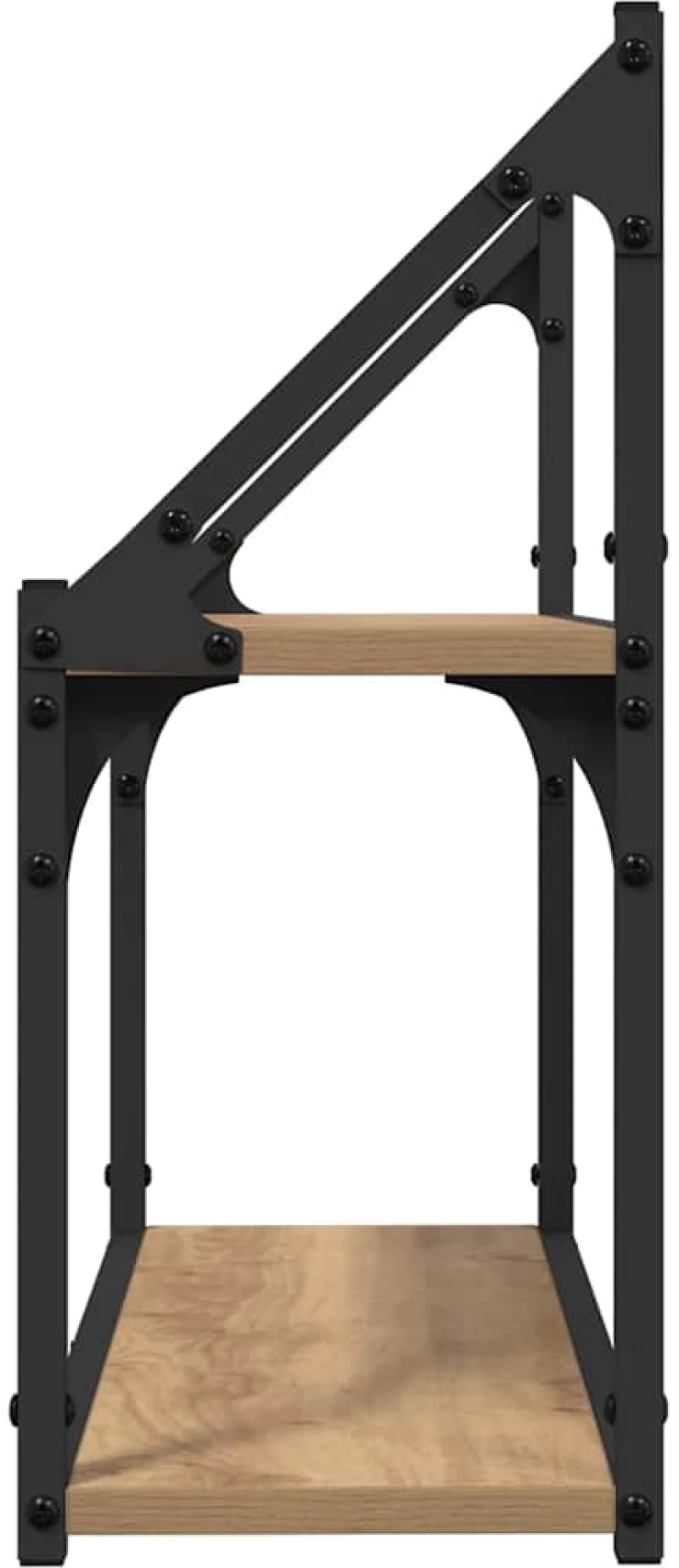 vidaXL Ράφι Τοίχου artisan δρυς 60 x 21 x 51 cm Επεξεργασμένο ξύλο