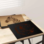 vidaXL Πίνακες Διακόσμησης 12 pcs Μαύρη δρυς 30 x 30 x 0.3 εκ