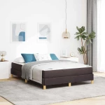 vidaXL Κρεβάτι με ελατήρια Καφέ 140 x 200 cm