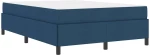 vidaXL Κρεβάτι με ελατήρια Μπλε και Μαύρο 140 x 200 cm