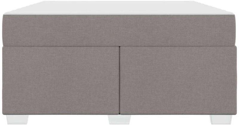 vidaXL Σκελετός Κρεβατιού Taupe 140 x 200 cm ύφασμα