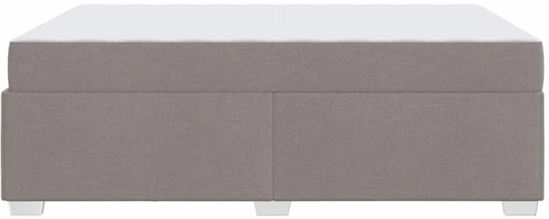 vidaXL Σκελετός Κρεβατιού Taupe 140 x 200 cm ύφασμα
