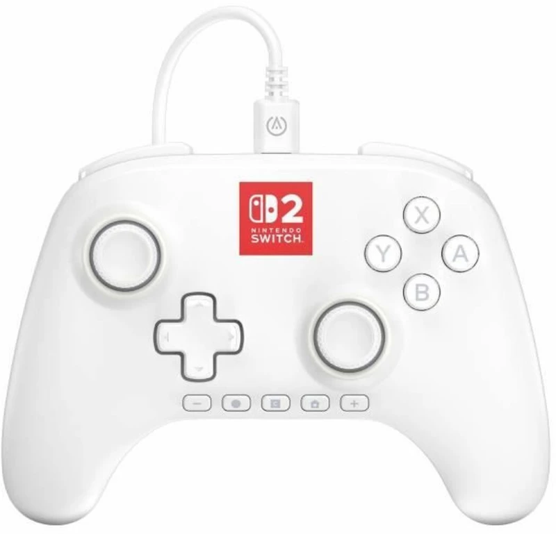 Χειριστήριο Pro για Nintendo Switch + Καλώδιο USB Powera NSGP0524-01 Λευκό