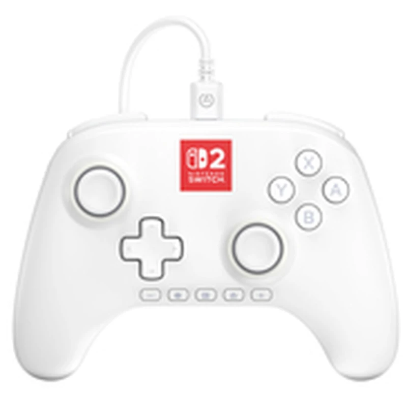 Χειριστήριο Pro για Nintendo Switch + Καλώδιο USB Powera NSGP0524-01 Λευκό