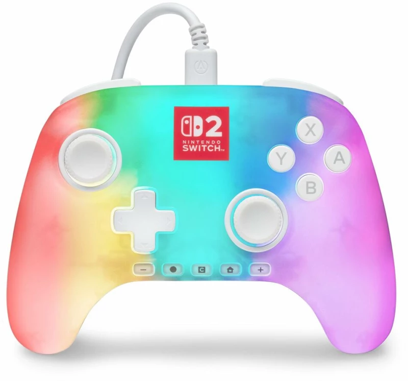 Χειριστήριο Pro για Nintendo Switch + Καλώδιο USB Powera NSGP0524-01 Λευκό