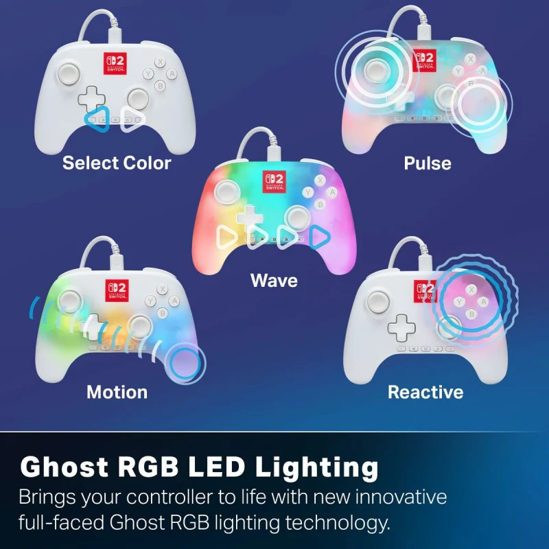 Χειριστήριο Pro για Nintendo Switch + Καλώδιο USB Powera NSGP0524-01 Λευκό