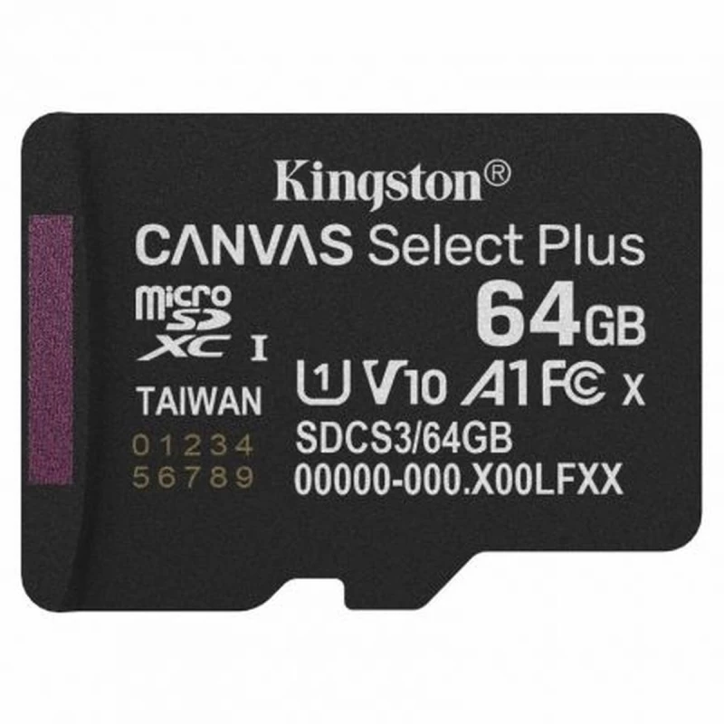 Κάρτα Μνήμης Micro SD με Αντάπτορα Kingston SDCS3/64GBSP 64 GB