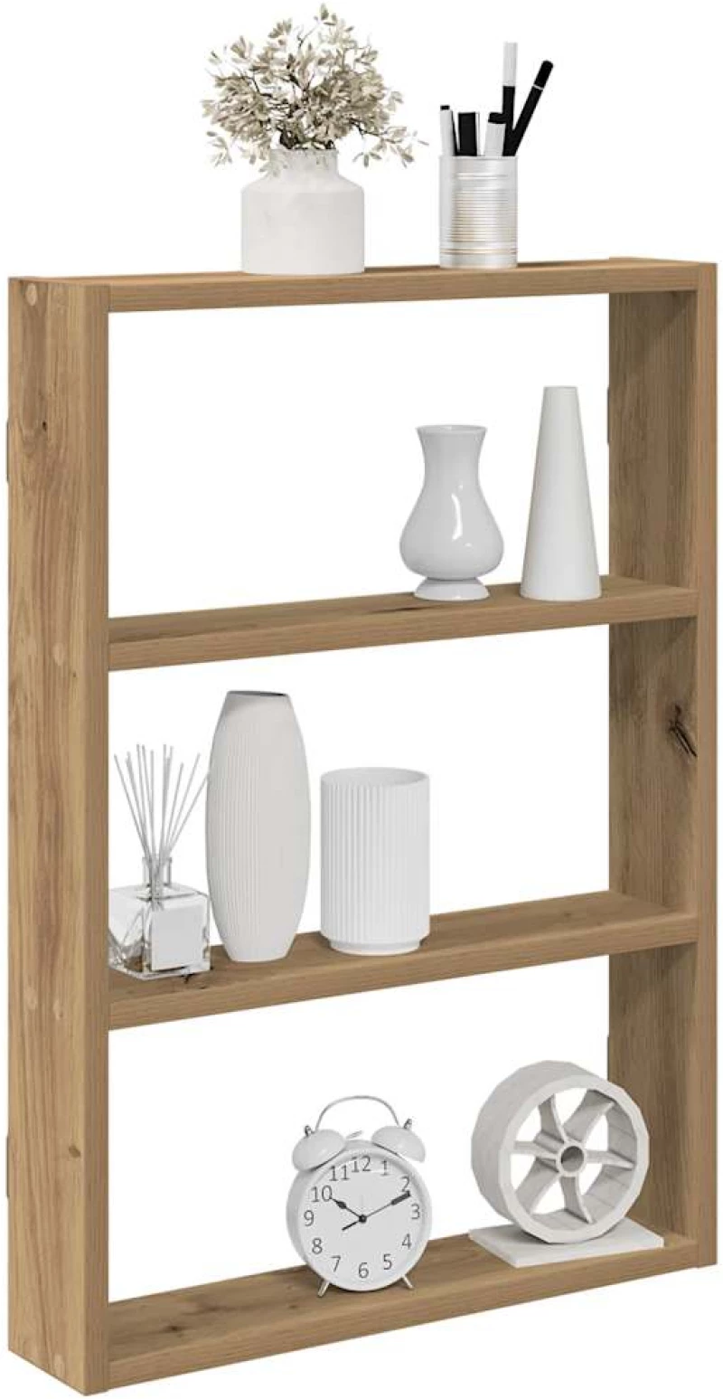 vidaXL Ράφι τοίχου Artisan Oak 43x9x60 cm Κατασκευασμένο ξύλο