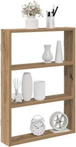 vidaXL Ράφι τοίχου Artisan Oak 43x9x60 cm Κατασκευασμένο ξύλο