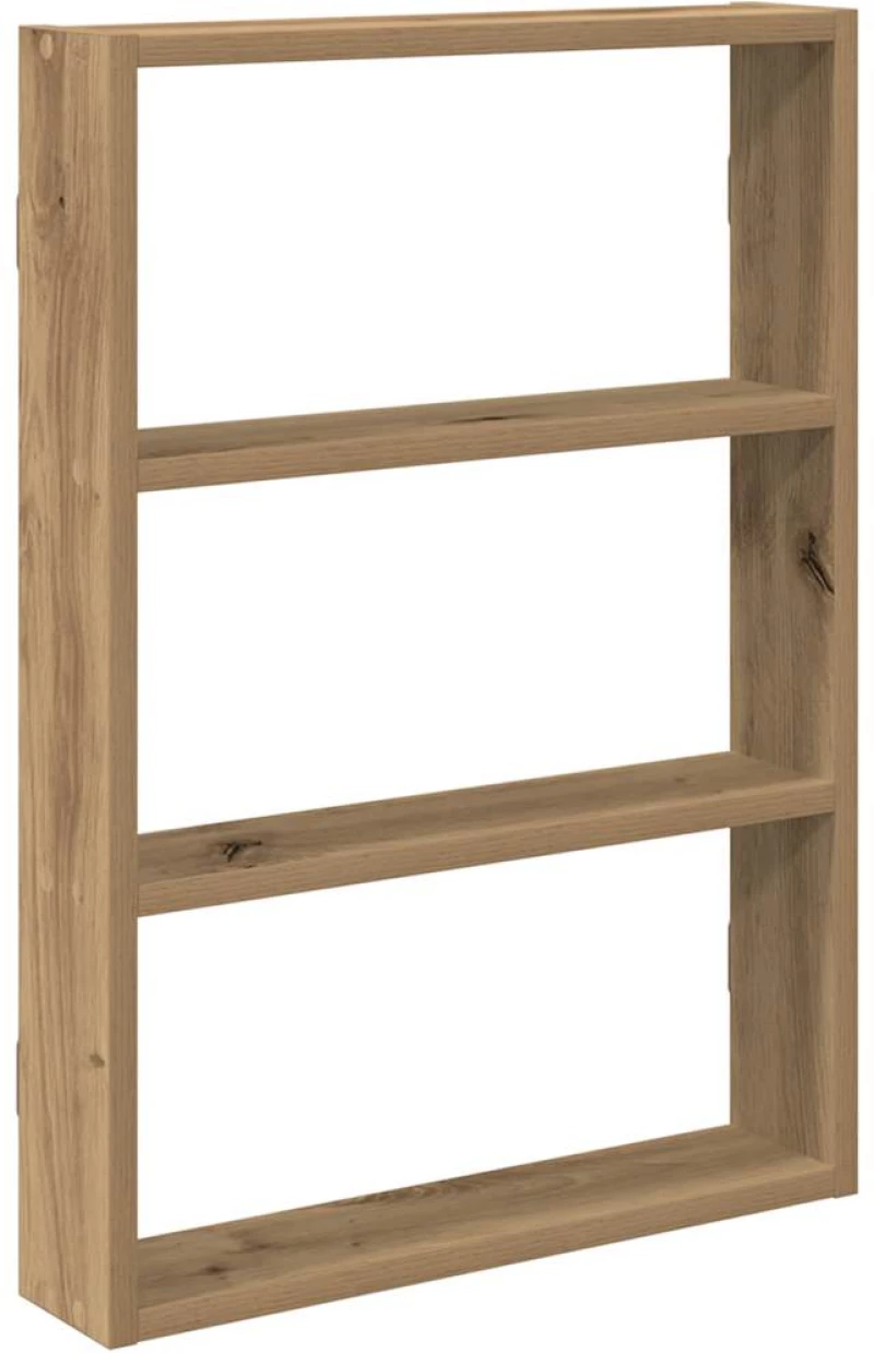 vidaXL Ράφι τοίχου Artisan Oak 43x9x60 cm Κατασκευασμένο ξύλο