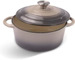 Κατσαρόλα Εμαγιέ 22x9.5cm 2.7lt Lamart IRON LT1301
