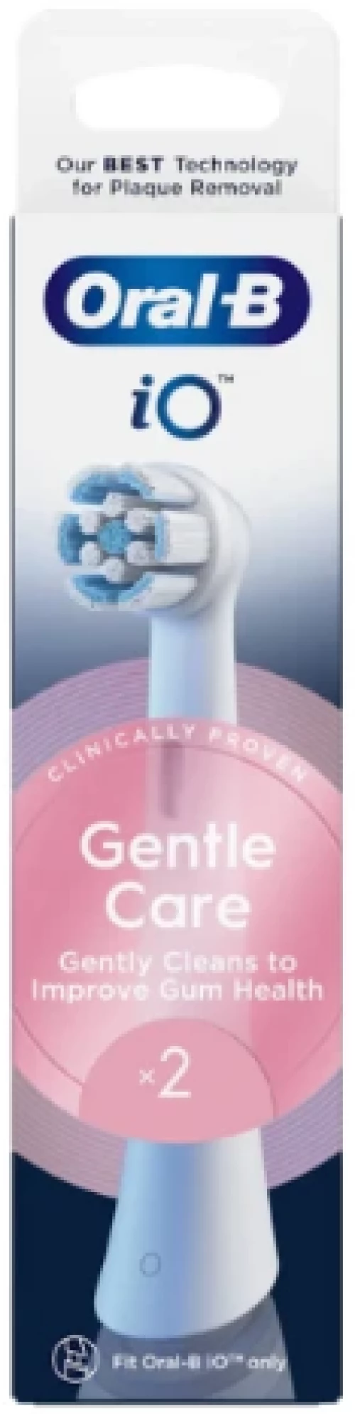 Oral-B | iO Gentle Care Ανταλλακτικές Κεφαλές Ηλεκτρικής Οδοντόβουρτσας | 2τεμ