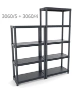 Ραφιέρα πλαστική QBlack 3060S/4