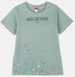 Joyce Μπλούζα Μακώ Believer, Χακί