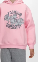 Joyce Σετ Φόρμας Φούτερ Queen Of Style, Ροζ