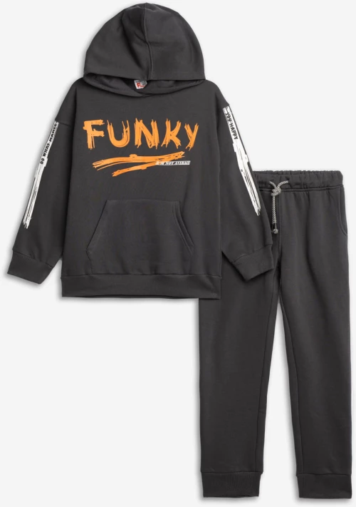 Funky Σετ Φόρμας Funky, Γκρι