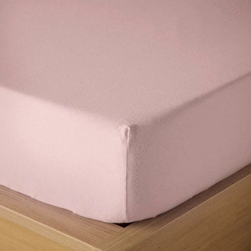 Σεντόνι Suave 14 Με Λάστιχο Pink Kentia Μονό 100x230cm 100% Βαμβάκι