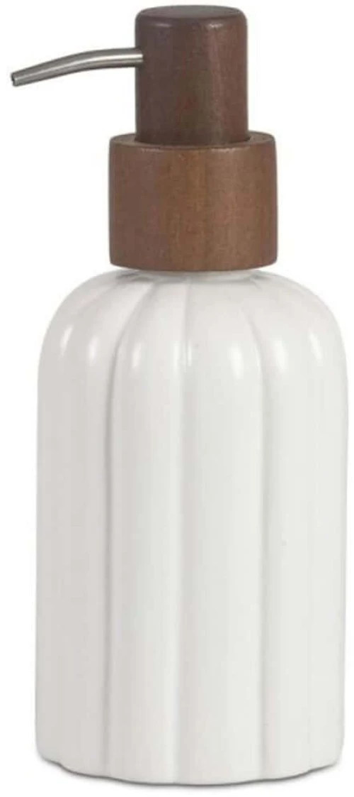 Δοχείο Κρεμοσάπουνου Oasis AH-BA25504 Φ7,5x18cm White Andrea House Κεραμικό