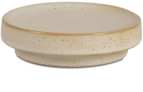 Σαπουνοθήκη Kala AH-BA25511 Φ11x2,5cm Beige Andrea House Κεραμικό