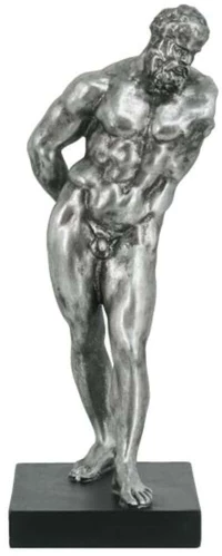Διακοσμητική Φιγούρα Figurine 72420 16,5x15,5x42cm Silver Artekko Ρητίνη