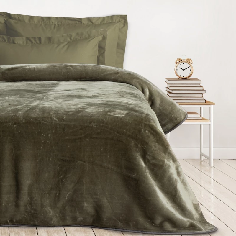Κουβέρτα Παιδική 0290 Velour Grey Das Home Μονό 160x220cm Acrylic