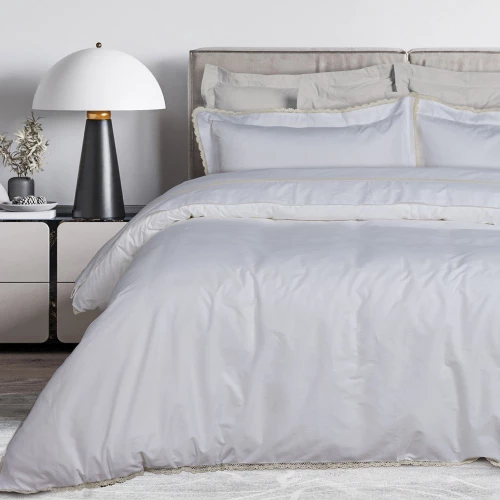 Σεντόνια Prestige 1708 (Σετ 4τμχ) White Das Home King Size 260x280cm 100% Βαμβακοσατέν