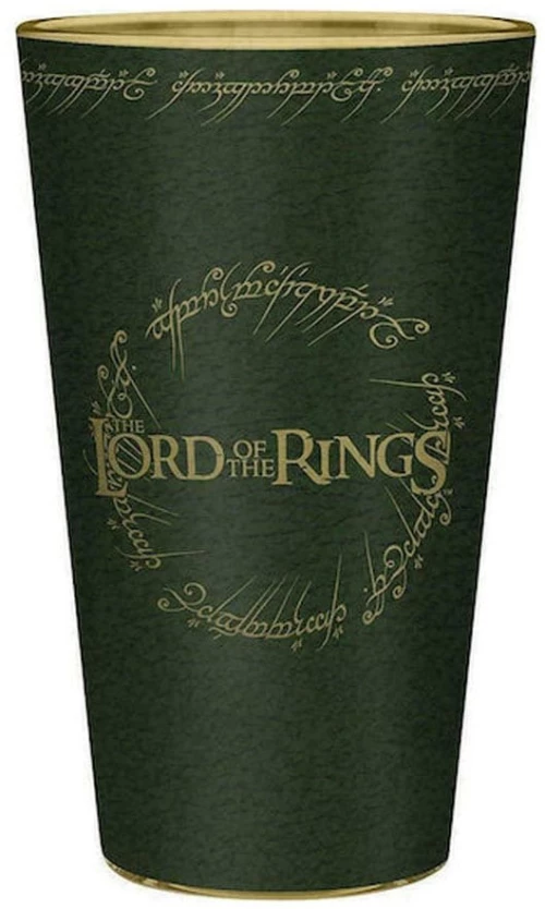 Ποτήρι Νερού Lord Οf Τhe Rings Prancing Pony ABYVER132 400ml Green-Gold Abysse Γυαλί