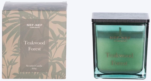 Αρωματικό Κερί Teakwood Forest 25 200gr Green Nef-Nef Homeware