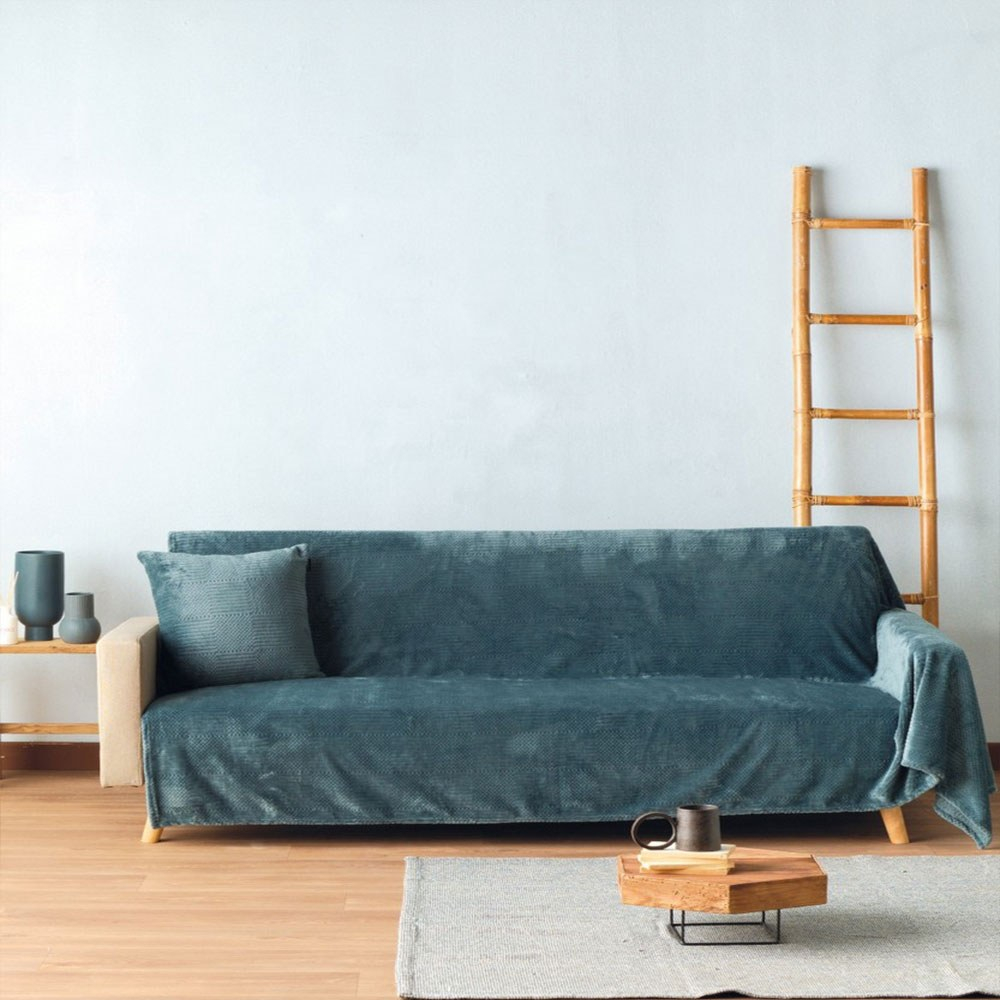 Ριχτάρι Sydney 07 Petrol Kentia Διθέσιο 180x250cm Πολυέστερ