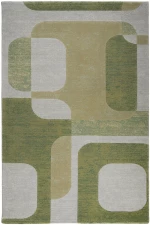 Χαλί Bellart 18034 Y10 Green-Grey Βιοκαρπέτ 240X300cm