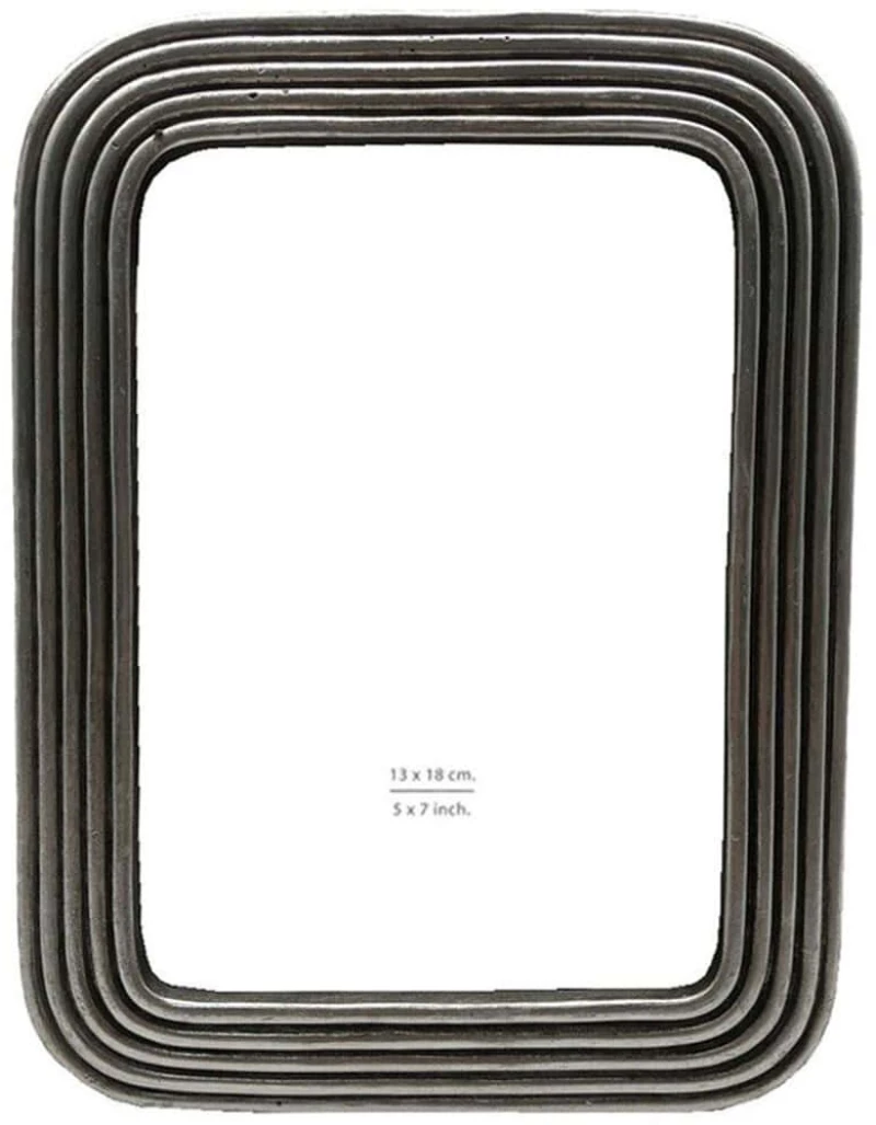 Κορνίζα Edan 031143 13x18cm Silver Γυαλί,Polyresin
