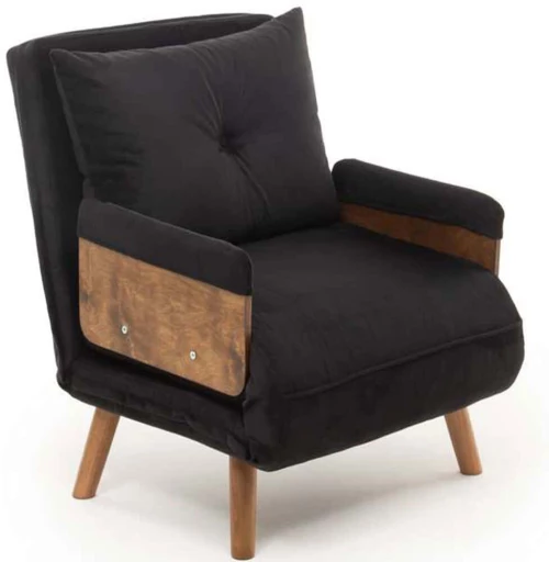 Πολυθρόνα - Κρεβάτι Cosmo 859FTN2335 77x70x82cm Black