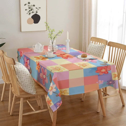 Τραπεζομάντηλο 427PLT1209 Multi Hermia 140 X140 Polyester,Βαμβάκι