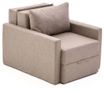 Πολυθρόνα - Κρεβάτι Saros 825BLC4734 86x110x72cm Brown