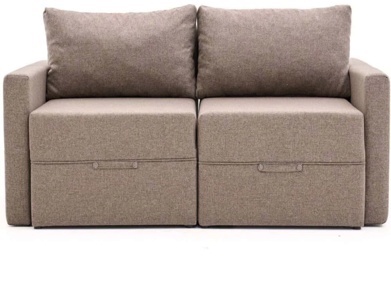 Καναπές - Κρεβάτι Διθέσιος Saros 825BLC5415 155x110x72cm Brown