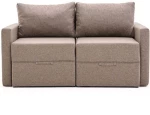 Καναπές - Κρεβάτι Διθέσιος Saros 825BLC5415 155x110x72cm Brown