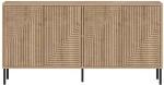 Μπουφές Evolet 327ODS1346 150x36x75cm Oak Μοριοσανίδα, Μελαμίνη