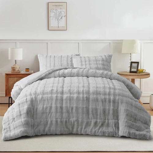 Κουβερτοπάπλωμα Tokyo Lt Grey 220x240cm Liolios Home 2588 TOKYO