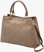 Γυναικεία Τσάντα Ώμου (718-35912-taupe)