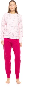 Γυναικεία Πυτζάμα Pink Label - BUBBLEGUM HEART print - Cotton - Regular Fit