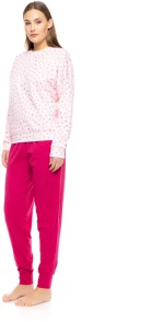 Γυναικεία Πυτζάμα Pink Label - BUBBLEGUM HEART print - Cotton - Regular Fit