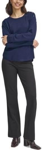 FRANSA Γυναικεία μπλέ navy ψιλή πλέκτη μπλούζα 20614325-193923