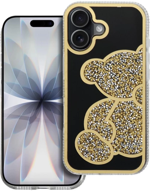 Teddy Bear Case For Iphone 17 Gold