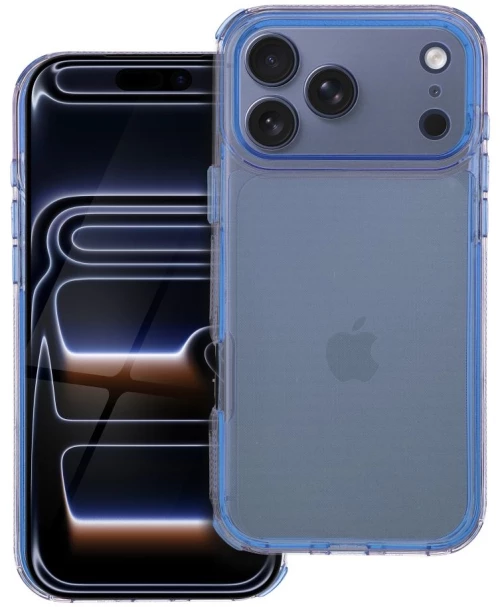 Matrix Clear Case For Iphone 17 Pro Max Blue