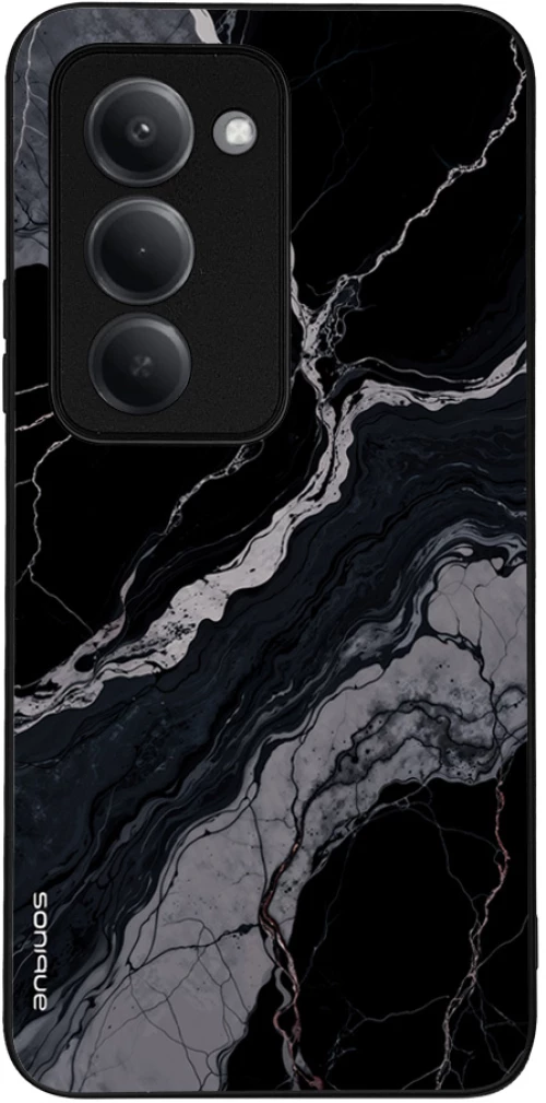 Θήκη Sonique Marble Series για Xiaomi Redmi 15 4G / Redmi 15 5G Μαύρο 02