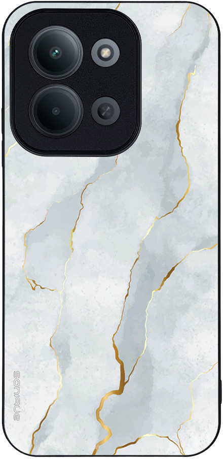 Θήκη Sonique Marble Series για Xiaomi Redmi 15C 4G / Redmi 15C 5G / Poco C85 4G Λευκό 01