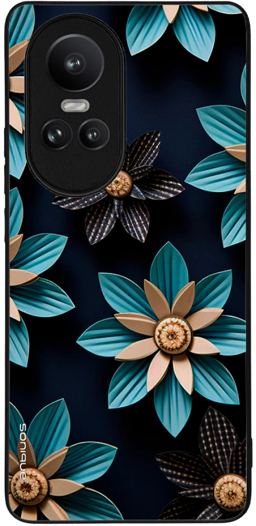 Θήκη Sonique 3D Flower Series για Oppo Reno10 Pro 5G Γαλάζιο