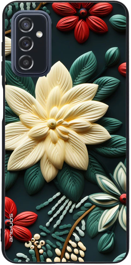 Θήκη Sonique 3D Flower Series για Samsung Galaxy M52 5G Πράσινο