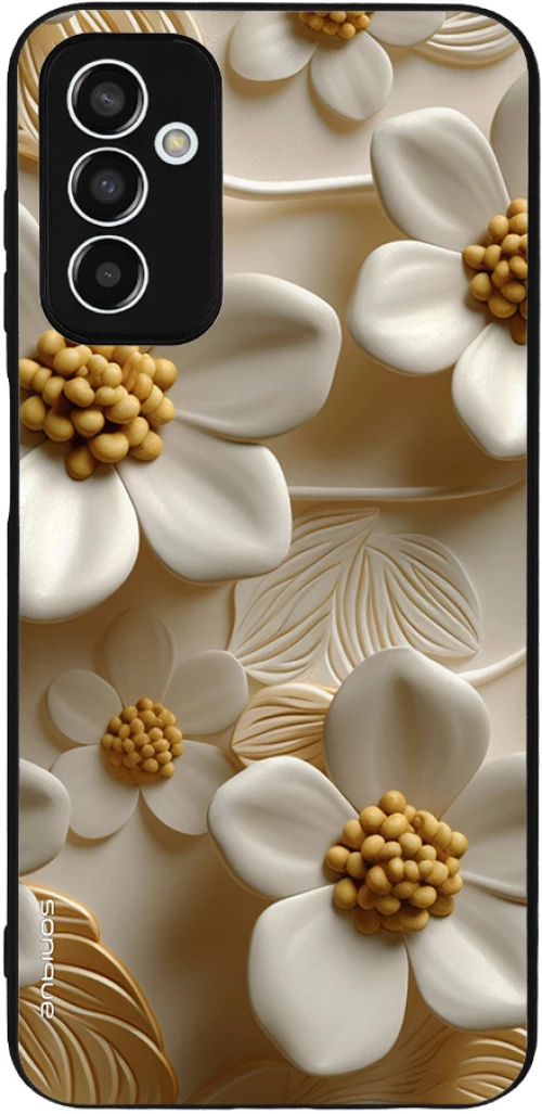 Θήκη Sonique 3D Flower Series για Samsung Galaxy M13 4G Λευκό