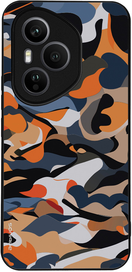 Θήκη Sonique Camouflage Army Series για Honor 400 Pro 5G Πορτοκαλί